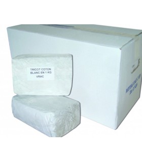 Chiffons coton blanc 10x1KG - Sylex