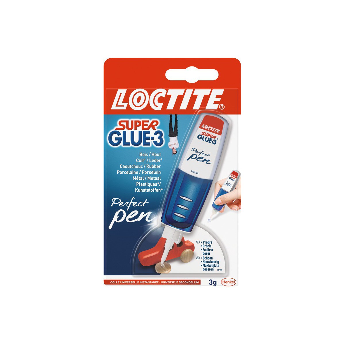 LOCTITE - Super Glue Stylo Perfect pen 3g - La Super Glue Perfect