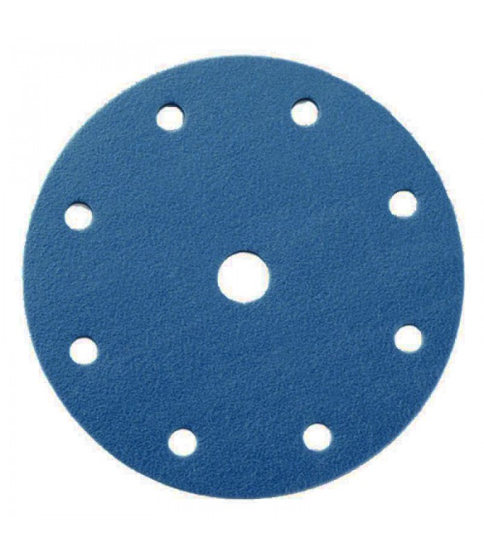 Plastor Disque Abrasif Auto Fixant 9 Trous Zirconium D150 Lot de 50