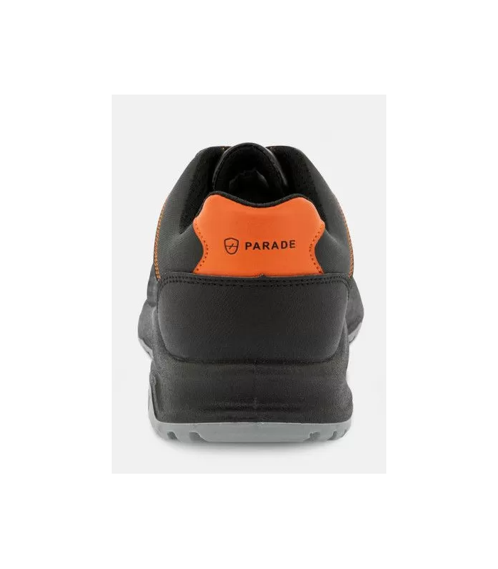 Base Protection Termini Chaussures De Sécurité Hommes Et Femmes Noir/Orange - Confort Et Résistance S3