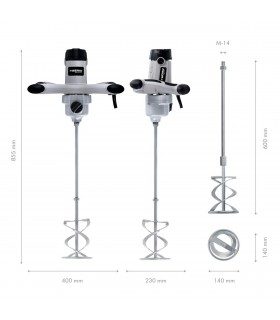 Werku mélangeur de peinture 1600 watts WK400130