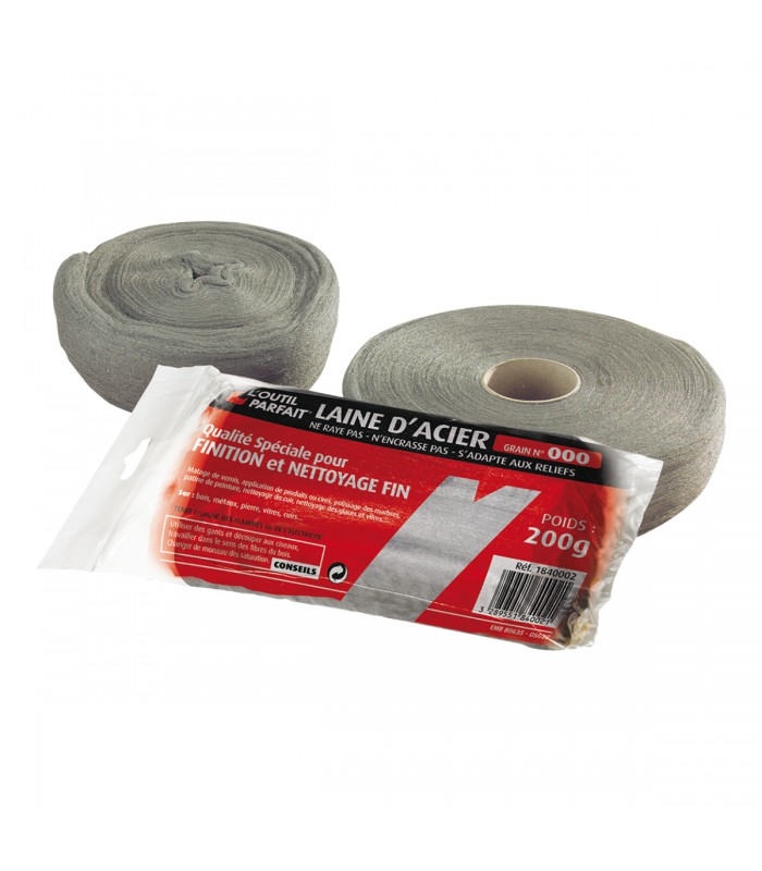Laine d'acier Grain 000 200g