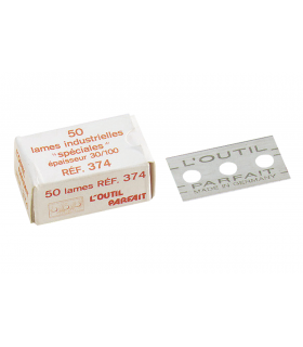 Lames industrielles épaisses paquet de 50