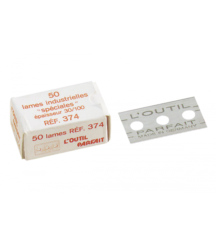 Lames industrielles épaisses paquet de 50