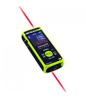 METRICA Télémètre Double Laser Expo Flash 50 M