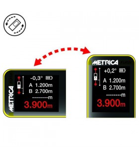 METRICA Télémètre Double Laser Expo Flash 50 M