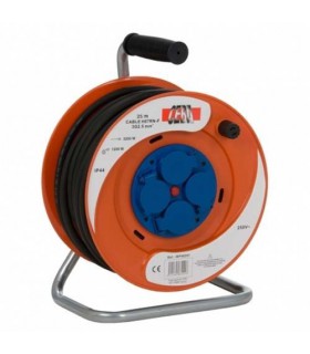 Enrouleur électrique 4 prises 25m