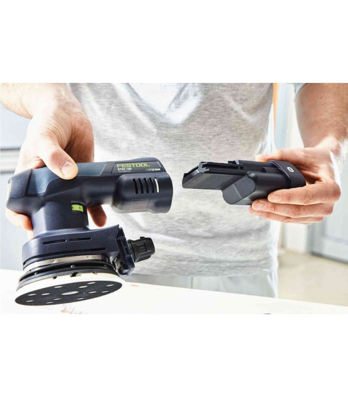 Festool Ponceuse excentrique hybride ETSC 125 Li 3,1 I-Set