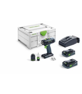 Festool Perceuse-visseuse sans fil T 18+3 HPC 4,0 I-Plus