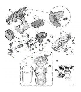 Pulvérisateur de peinture airless portatif UltraMAX de Graco - 230 V