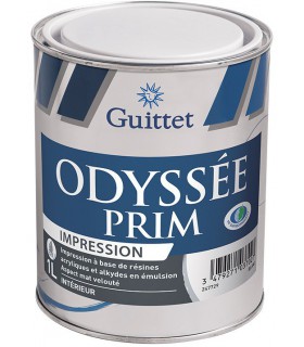 Guittet Odyssée Prim Peinture d'Impression Murs Plafonds et Boiseries - Intérieur - Blanc