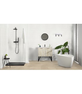 Lame PVC sol Creation 40 Rigid Accoustic Curton Stone Light Grey - 399 mm x 730 mm