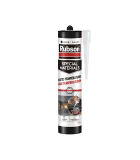 Mastic hautes températures 280ml Noir