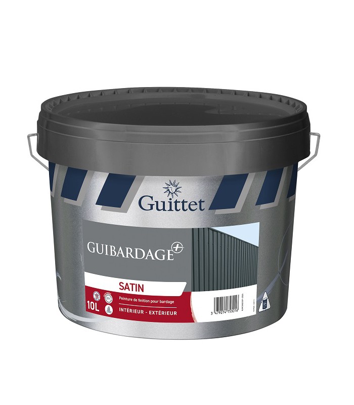Guittet Guibardage Peinture Satin Supports Métalliques 10L