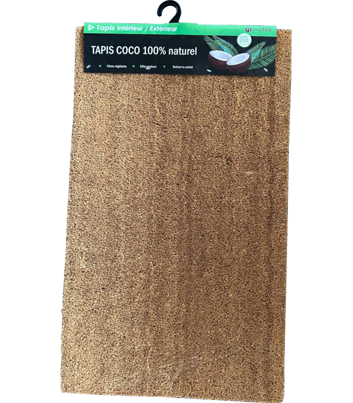 Tapis Coco Envers PVC Intérieur & Extérieur 45x75cm
