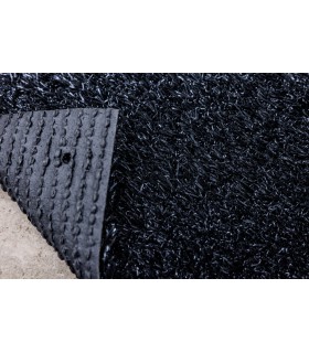 Gazon synthétique 24mm - COLORE Noir - à la coupe sur mesure - Largeur 4m - Prix au m²