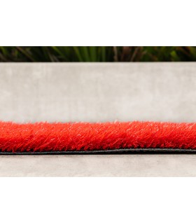 Gazon synthétique 24mm - COLORE Rouge - à la coupe sur mesure - Largeur 4m - Prix au m²