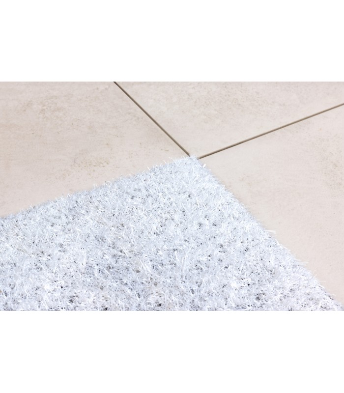 Gazon Synthétique 24mm - COLORE Blanc - À La Coupe Sur Mesure - Largeur 4 Mètres