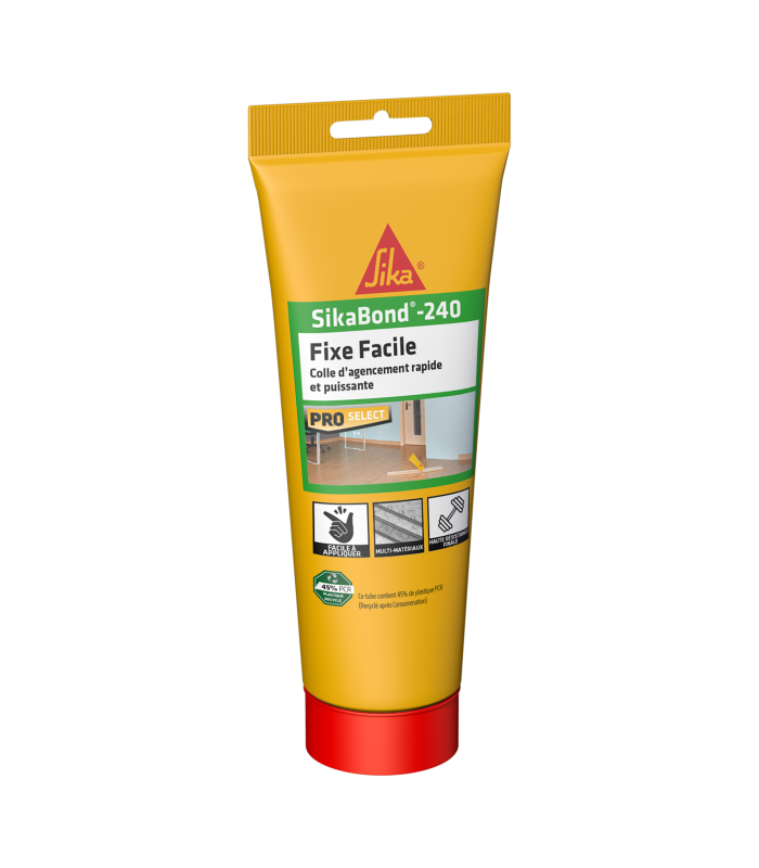 Colle Sikabond 240 Fixe Facile - Blanc Tube 70g