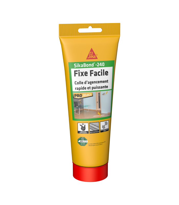 Colle Sikabond 240 Fixe Facile - Blanc Tube 260g