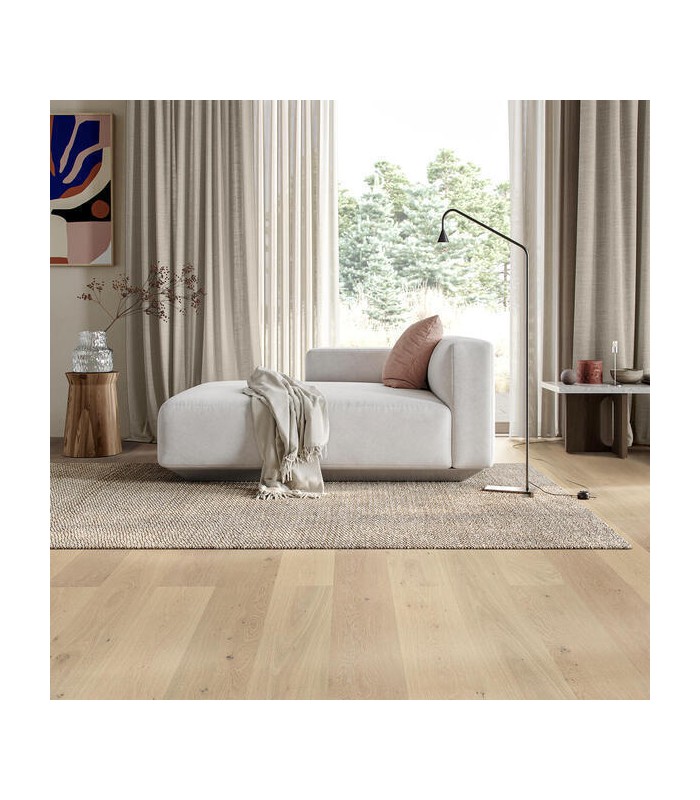 Parquet contrecollé Parqwood XXL Long Nude Naturel 2200 x 210 x 10 mm