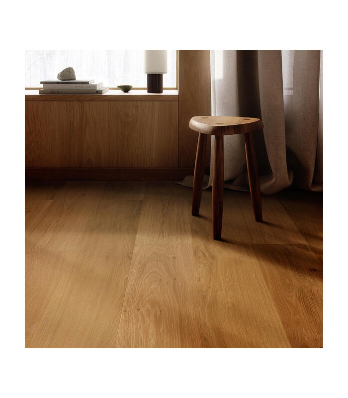 Parquet contrecollé Parqwood XXL Long Ambre Naturel 2200 x 210 x 10 mm