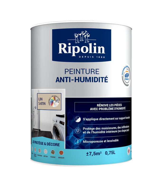 Ripolin Peinture Anti-Humidité Microporeuse et Lessivable
