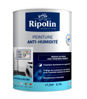 Ripolin Peinture Anti-Humidité Microporeuse et Lessivable