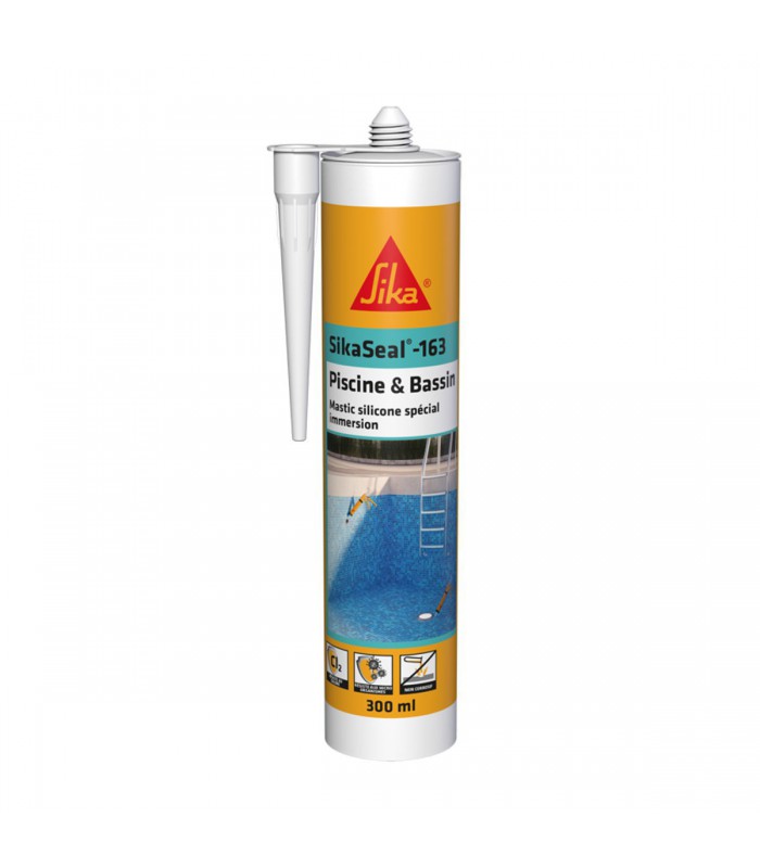 Sikaseal 163 mastic étancheité piscine et bassin