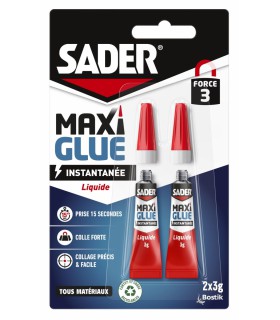 Sader Maxiglue Liquide - pack de 2 x 3g
