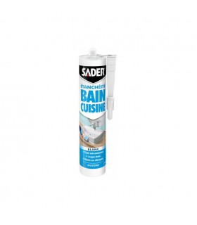 Mastic silicone Sader Bain et Cuisine 280 ml