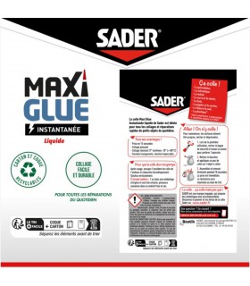 Sader Maxiglue Liquide - pack de 2 x 3g
