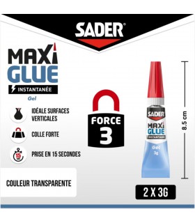 Sader Maxiglue Gel 2x3g