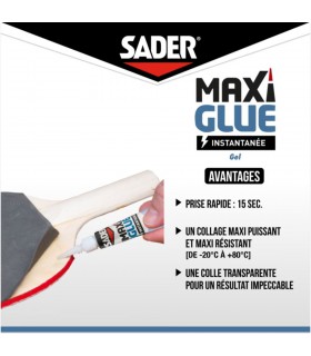Sader Maxiglue Gel 2x3g
