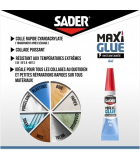 Sader Maxiglue Gel 2x3g