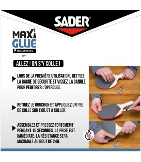 Sader Maxiglue Gel 2x3g