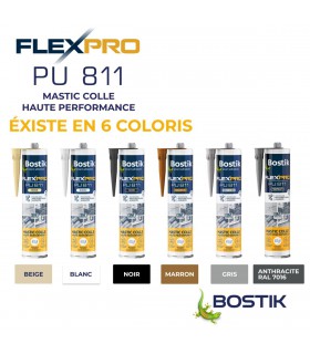 Bostik Mastic colle FlexPro PU 811 300 ml