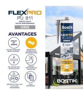 Bostik Mastic colle FlexPro PU 811 300 ml