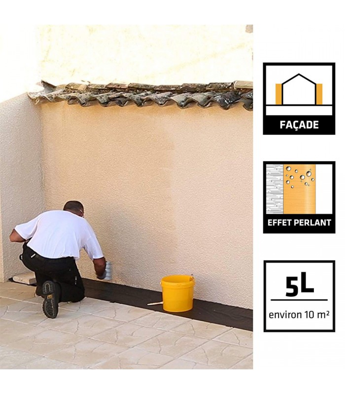 Sikagard 223 - Protection imperméabilisant  hydrofuge toiture Incolore