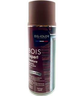 Aérosol Delkolor Peinture Microporeuse spéciale Bois 400ML