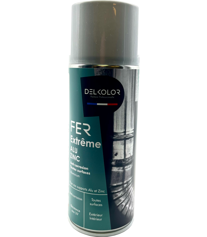 Aérosol Spécial Fer Alu Zinc - Delkolor - 400ML