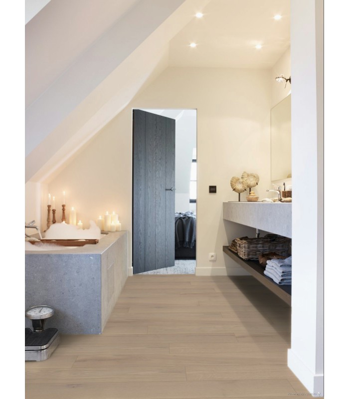 Parquet contrecollé Les Essentiels Regular Chêne Naturel Albâtre 1180 x 130 x 11 mm