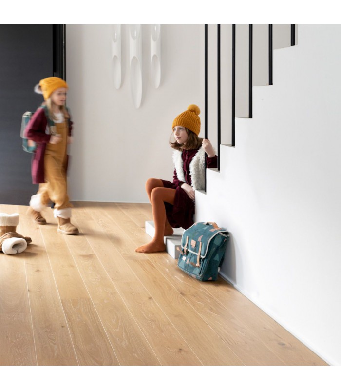 Parquet contrecollé Les Essentiels 3 Frises Chêne Authentique Ambre 1180 x 210 x 13,2 mm