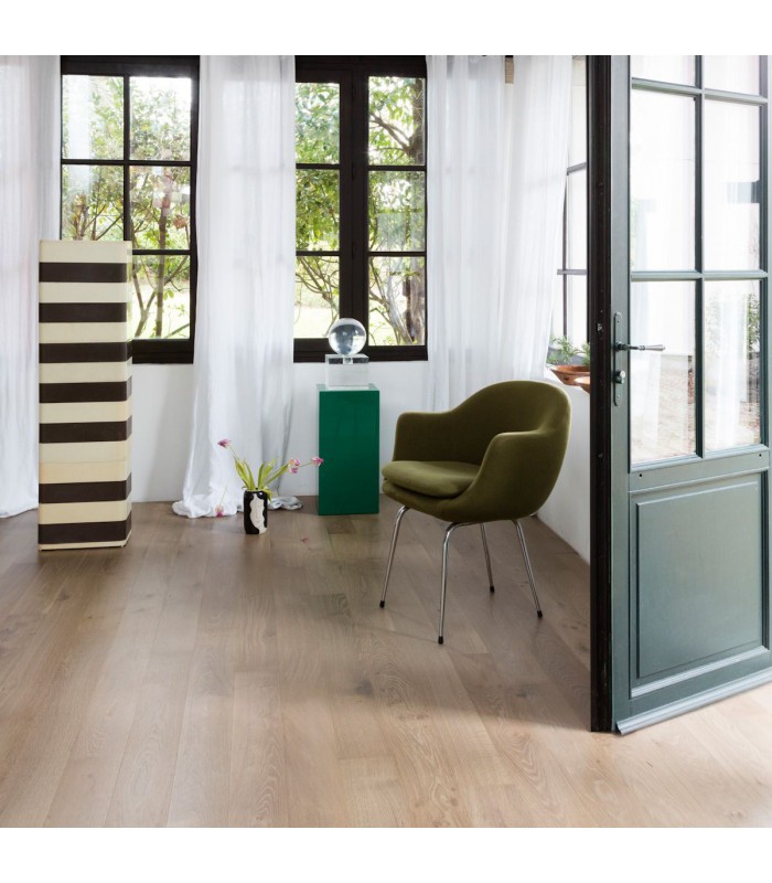 Berry Alloc Parquet Les Essentiels 3 Frises - Chêne Authentique Kaolin - réf. 61000940 - 210 x 1180 x 13,2 mm