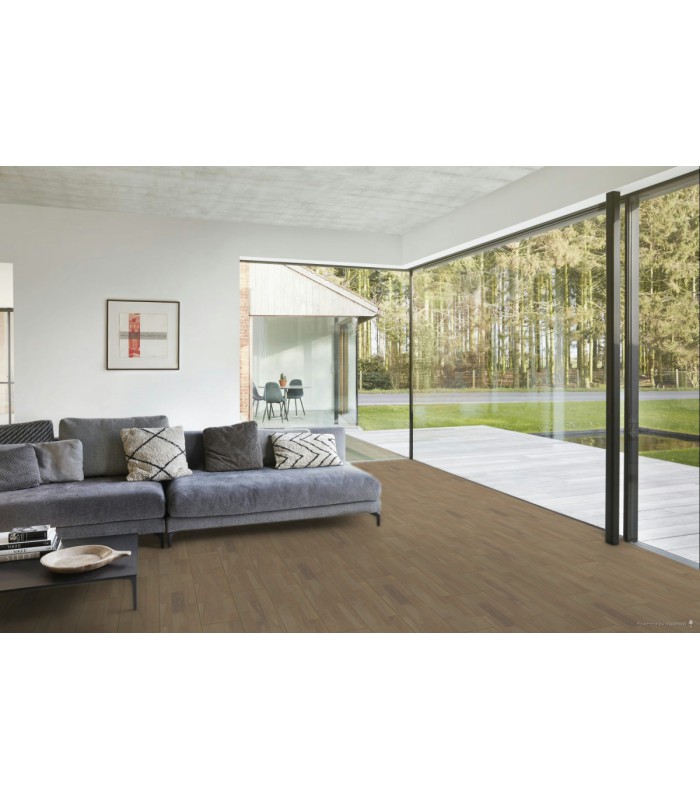 Parquet contrecollé Les Essentiels 3 Frises Kaolin 1180 x 210 x 13,2 mm