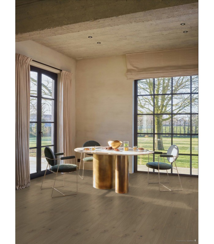 Parquet contrecollé Les Essentiels Regular Chêne Naturel Kaolin 1180 x 130 x 11 mm
