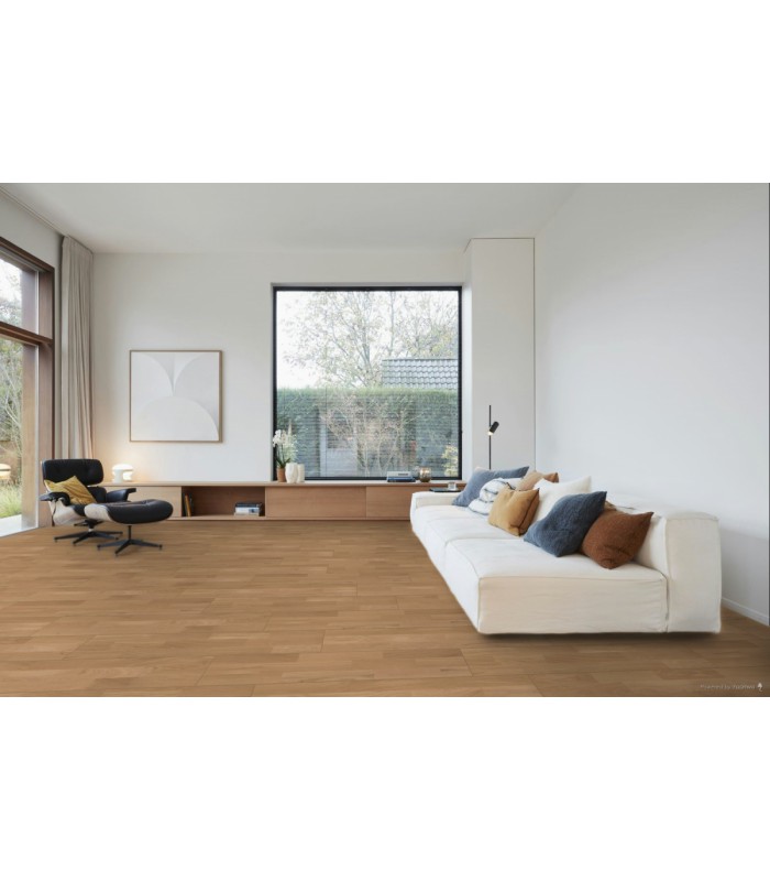 Parquet contrecollé Les Essentiels 3 Frises Chêne Naturel Nature 1180 x 210 x 13,2 mm