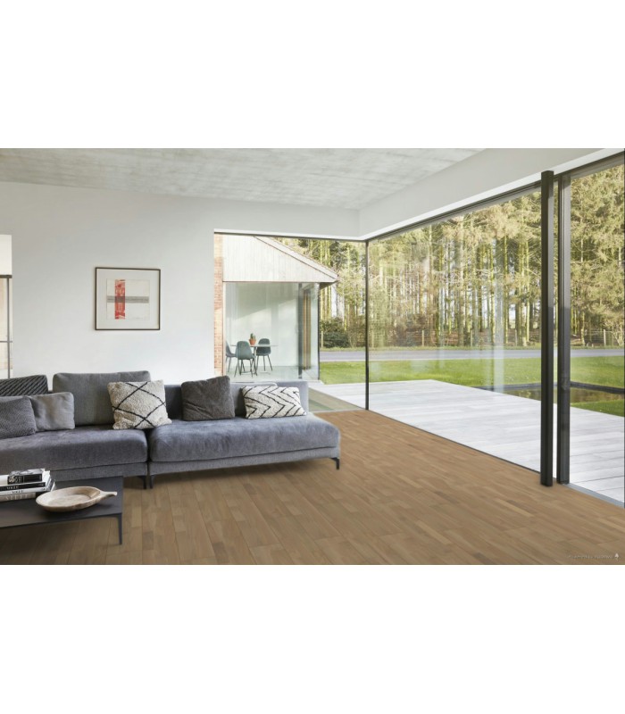 Parquet contrecollé Les Essentiels 3 Frises Chêne Authentique Silk 1180 x 210 x 13,2 mm