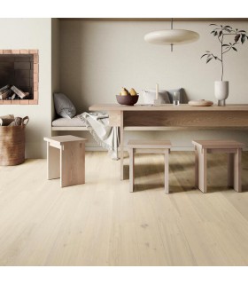 Parquet contrecollé Parqwood XL Naturel Albatre 1190 x 185 x 10 mm