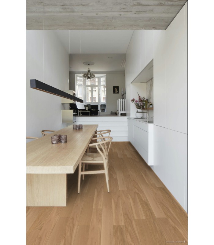 Berry Alloc Parquet Contrecollé Les Essentiels Regular - Chêne Naturel 01 Nature - ref. 61001050 - 1180 x 130 x 11 mm